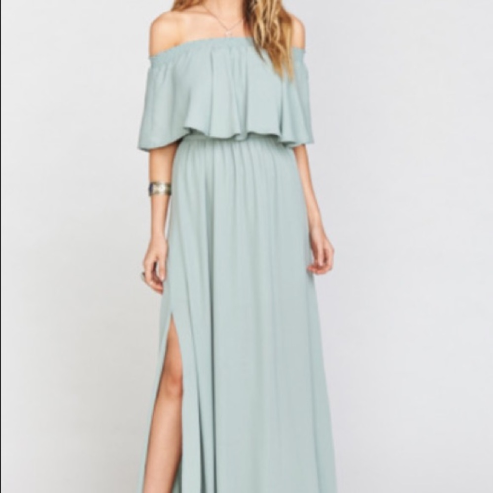 Show me your mumu silver sage crisp hacienda maxi